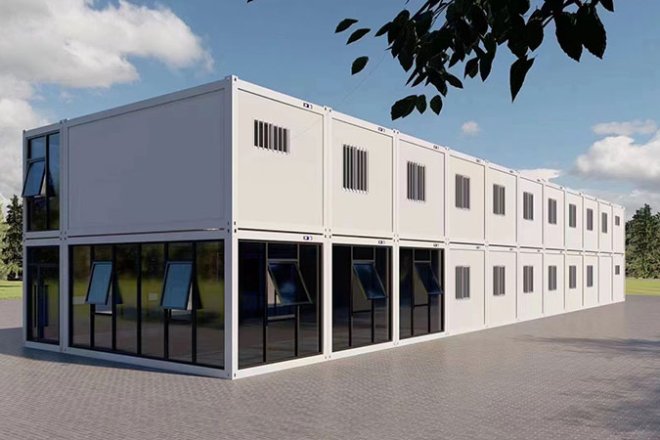 Two-Story Flat Pack Container House