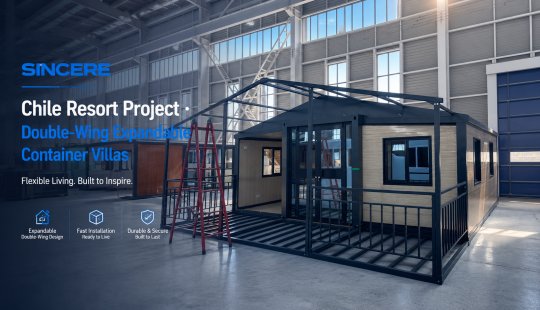 Double-Wing Expandable Container Houses Land Major Chile Coastal Resort Project | Shandong Sincere Building Material
